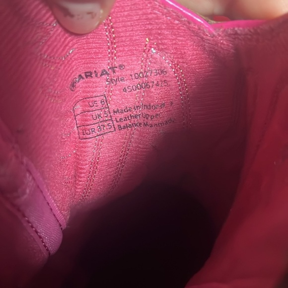 Ariat Kids Boots with Colorful Accents - Picture 6 of 6